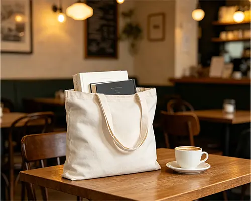How did canvas bags become the new favorite in the global market?