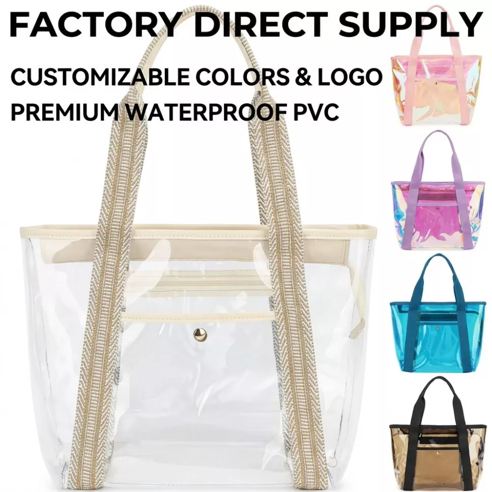 Lightweight Waterproof PVC Tote Bag