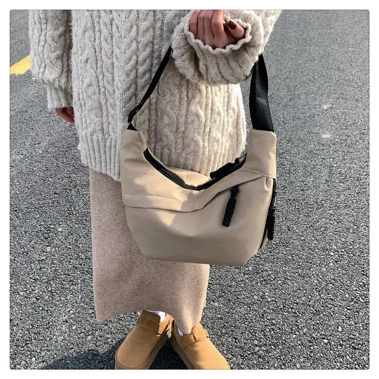 Light Student Nylon Crossbody Bag