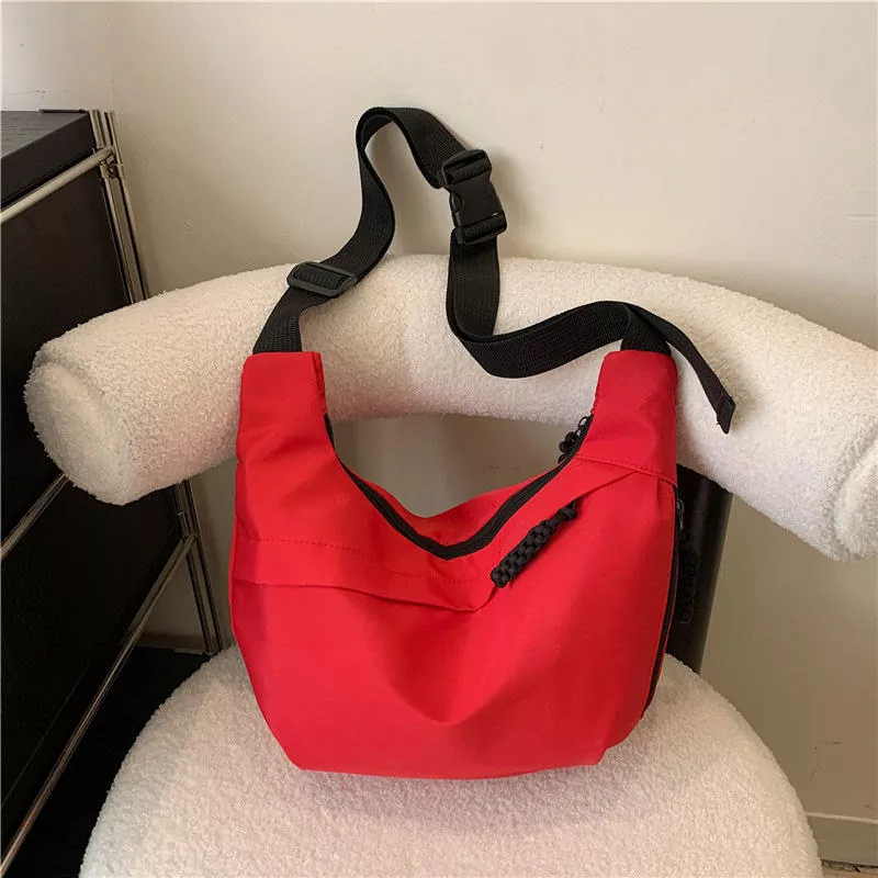 Light Student Nylon Crossbody Bag