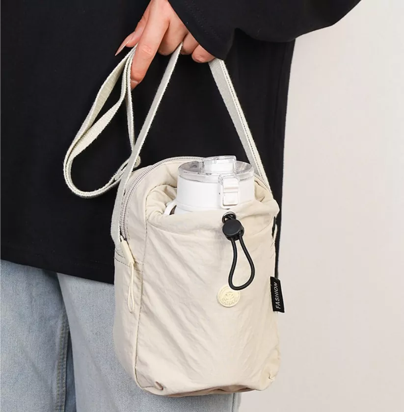Adjustable Portable Nylon Shoulder Bag