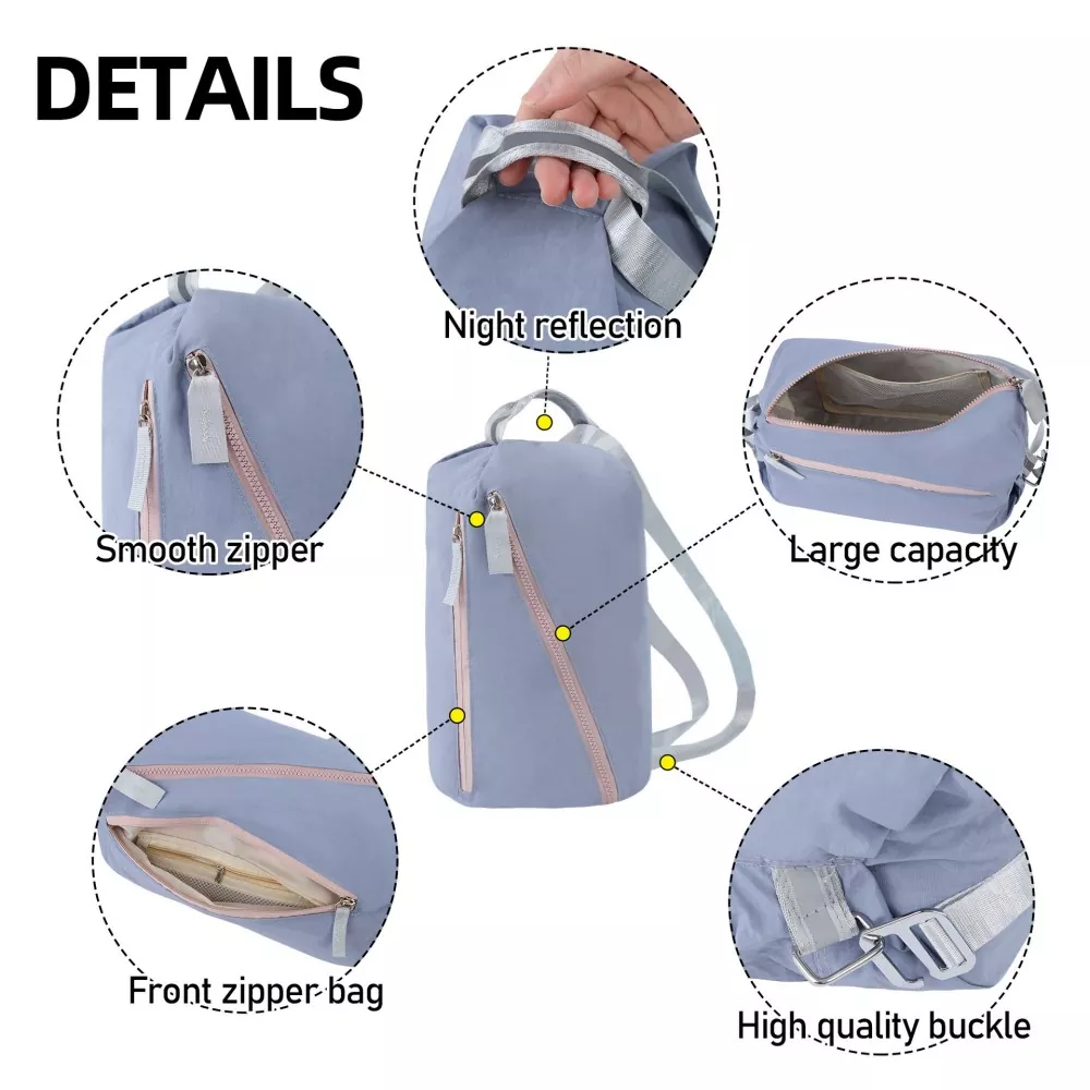 Breathable Outdoor Nylon Crossbody Bag