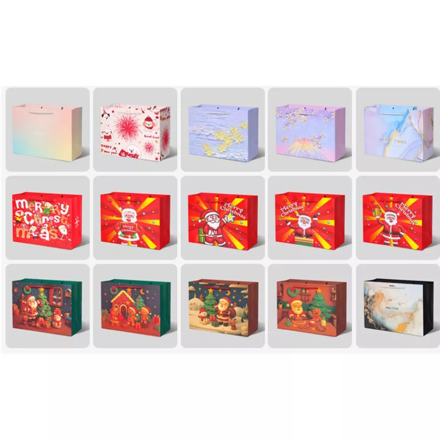Christmas Holiday Paper Gift Bag
