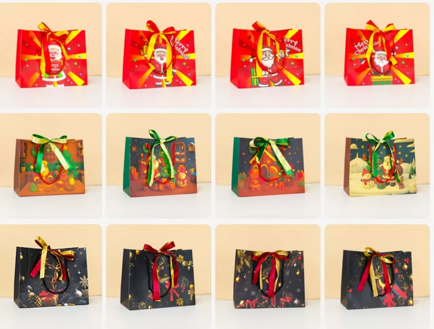 Christmas Holiday Paper Gift Bag