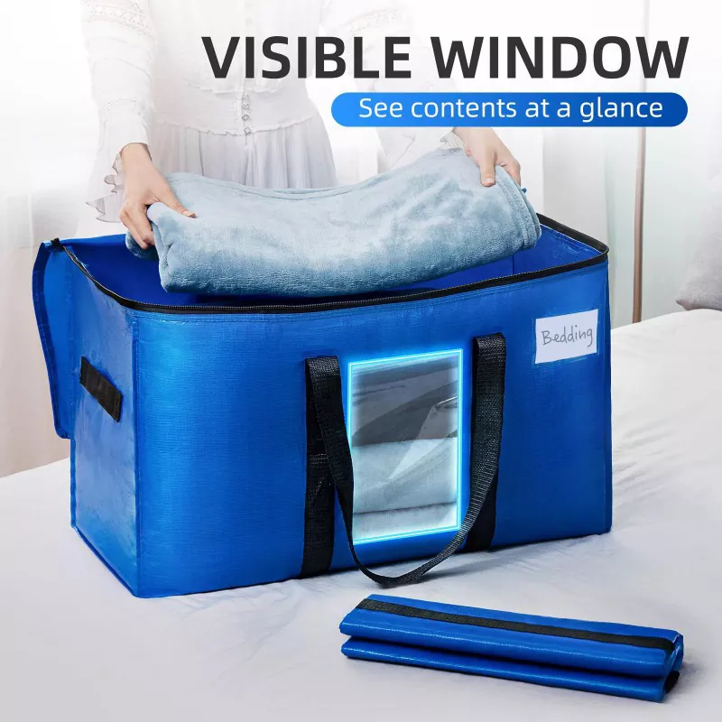 Clear Underbed Storage Bag With Windows