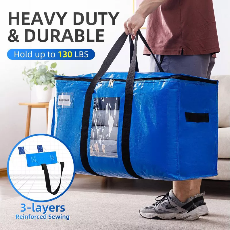 Clear Underbed Storage Bag With Windows