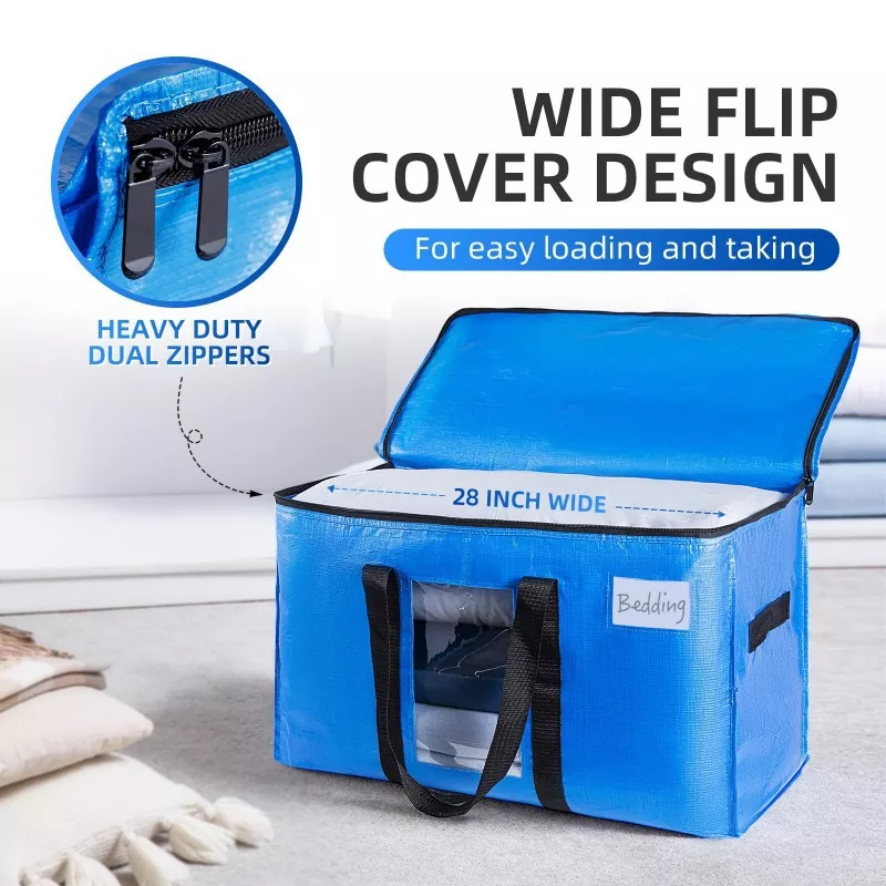 Clear Underbed Storage Bag With Windows