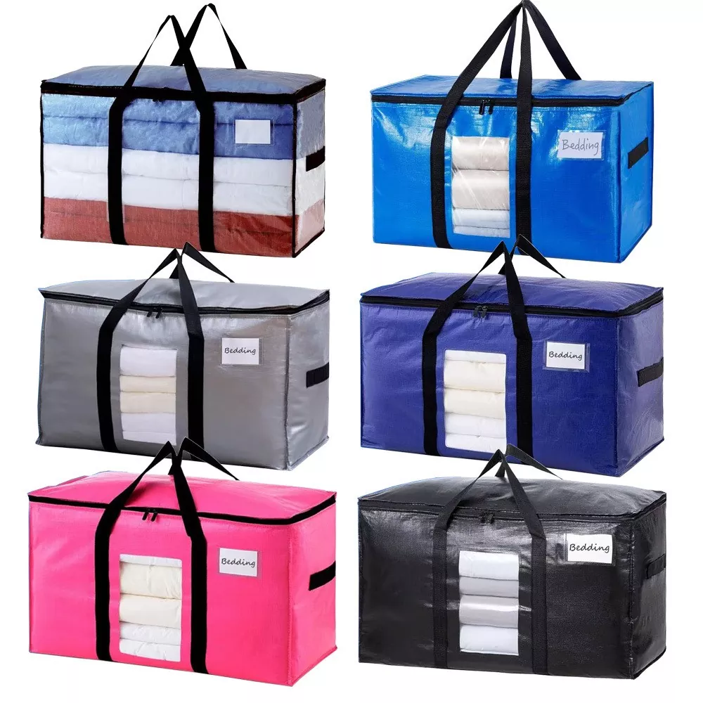 Clear Underbed Storage Bag With Windows