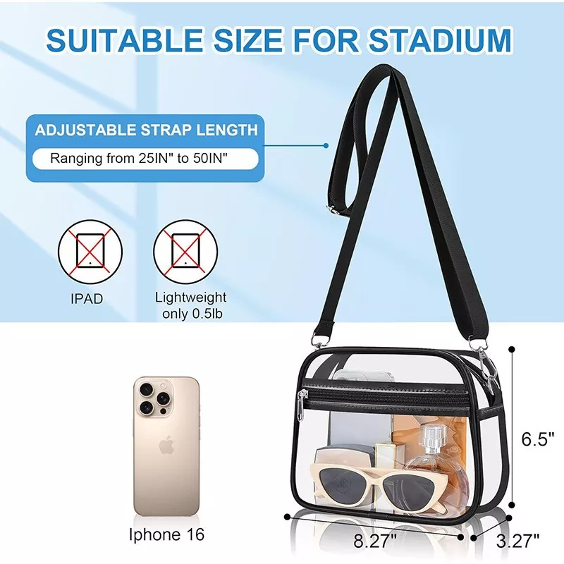 Durable Outdoor PVC Crossbody Bag