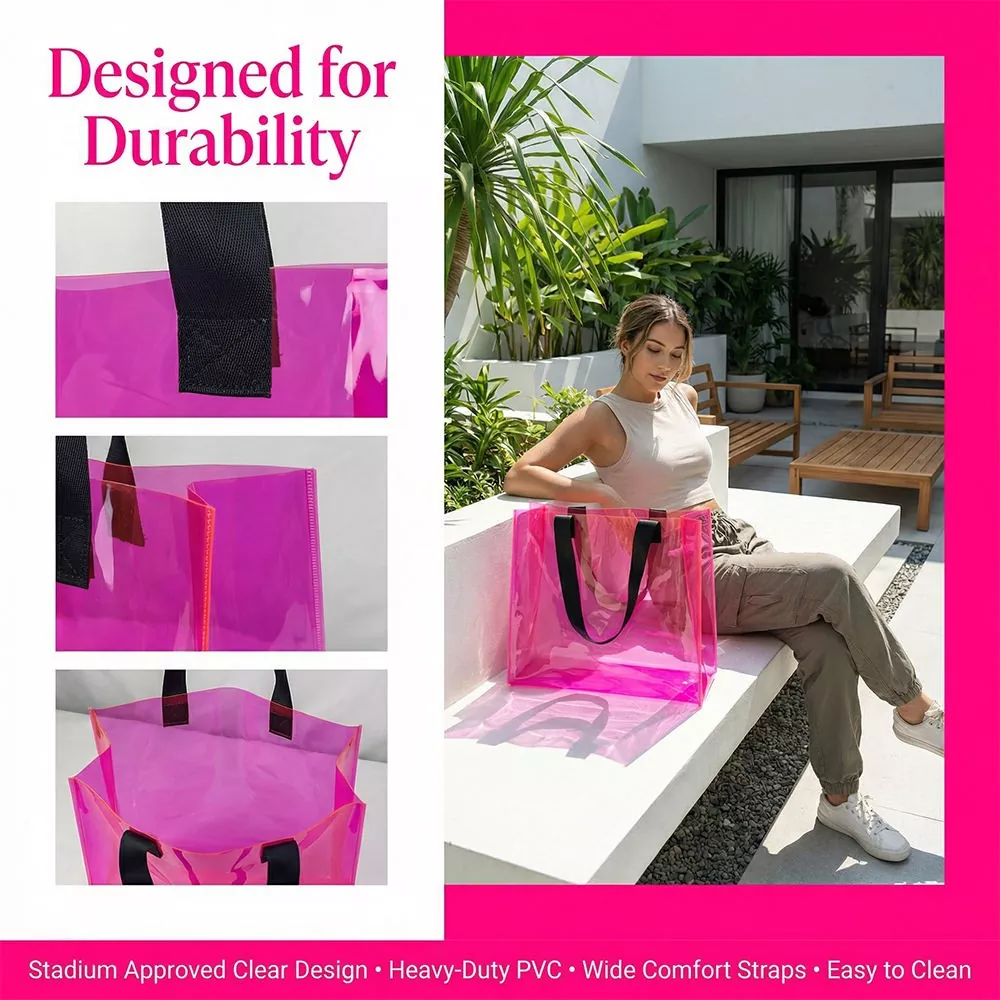Eco Friendly Reusable PVC Shopping Bag