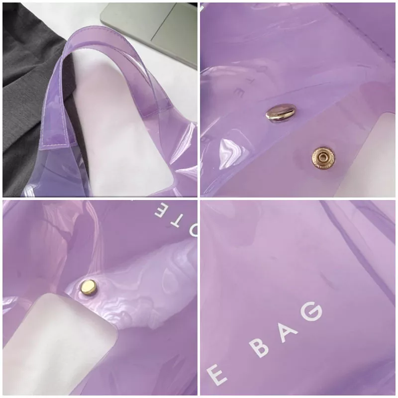 Fashion Transparent PVC Tote Bag