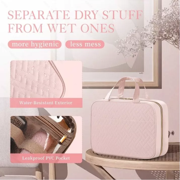 Foldable Hanging Travel Cosmetic Bag