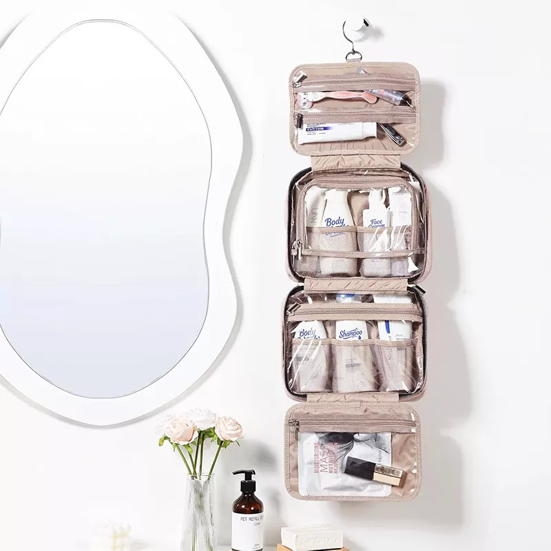 Foldable Hanging Travel Cosmetic Bag