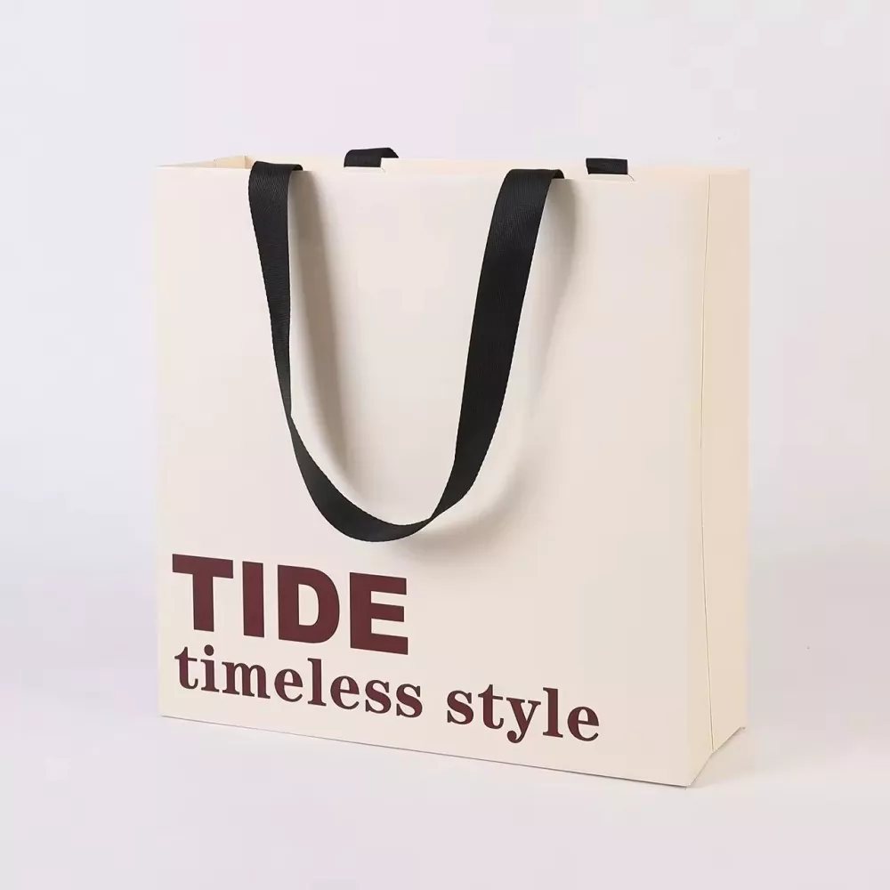 Foldable Reusable Paper Shopping Bag