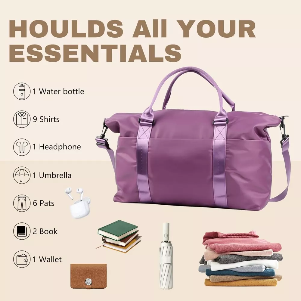 Large Travel Yoga Duffel Bag
