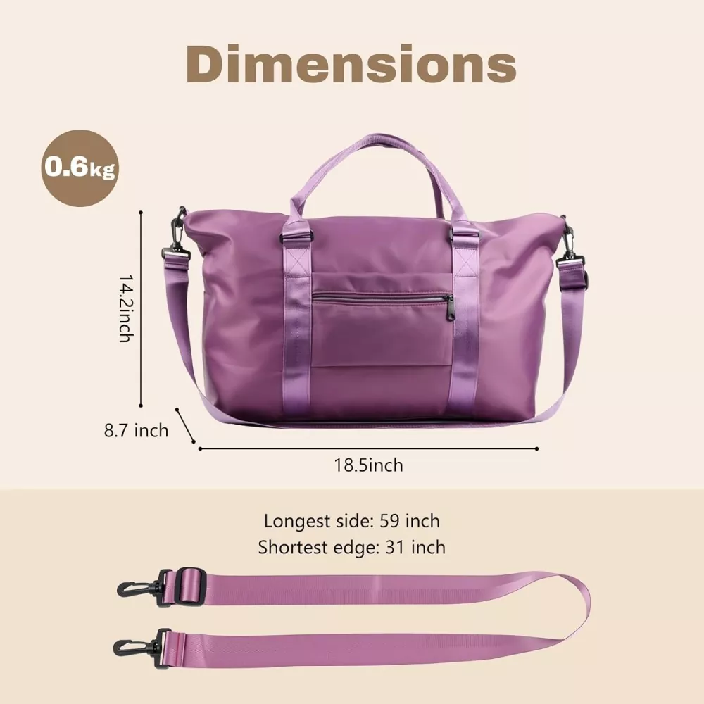 Large Travel Yoga Duffel Bag