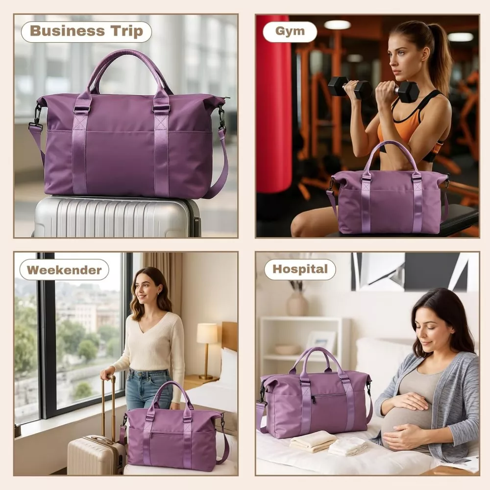Large Travel Yoga Duffel Bag