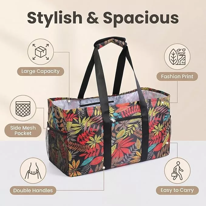 Lightweight Large Capacity Nylon Tote Bag