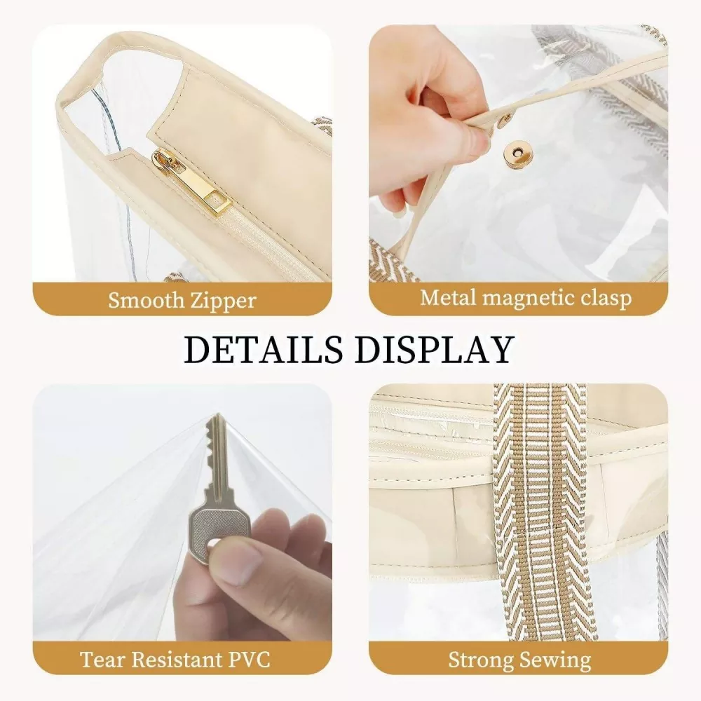 Lightweight Waterproof PVC Tote Bag