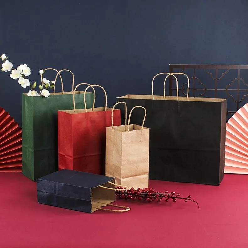 Logo Custom Paper Shopping Bag