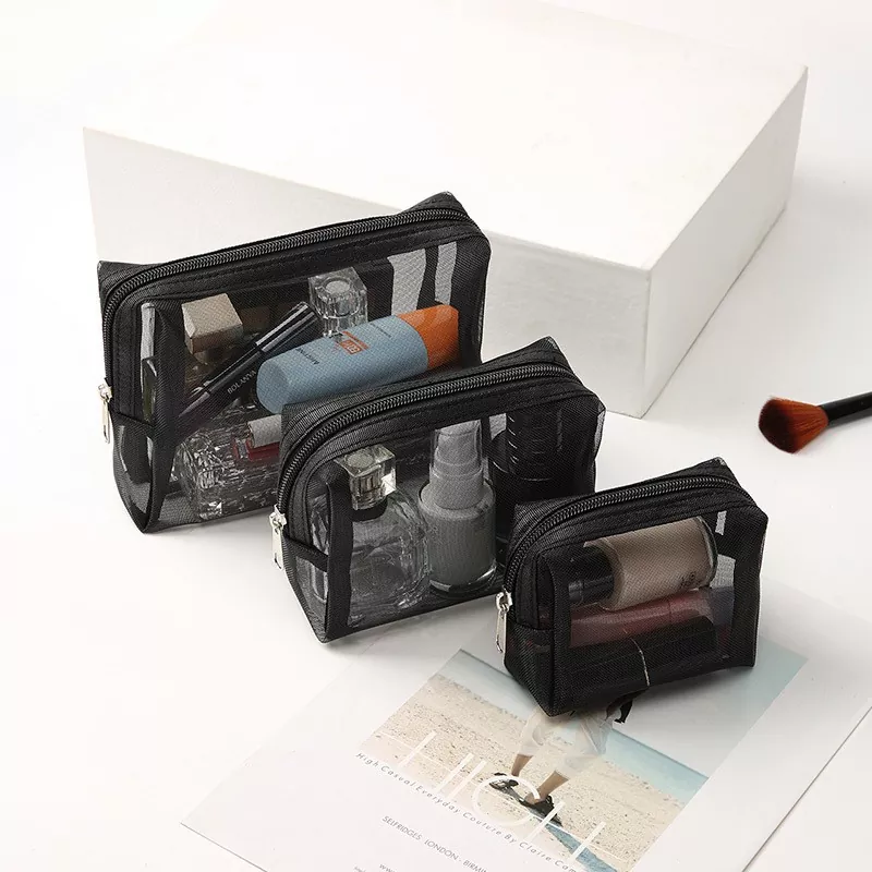 Portable Travel Nylon Makeup Bag