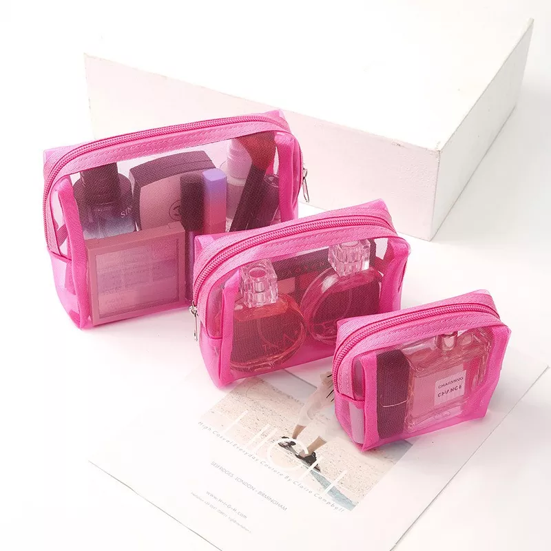 Portable Travel Nylon Makeup Bag