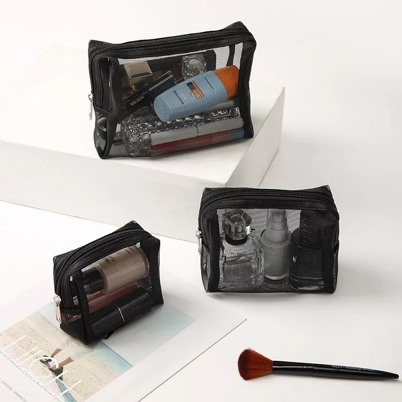 Portable Travel Nylon Makeup Bag