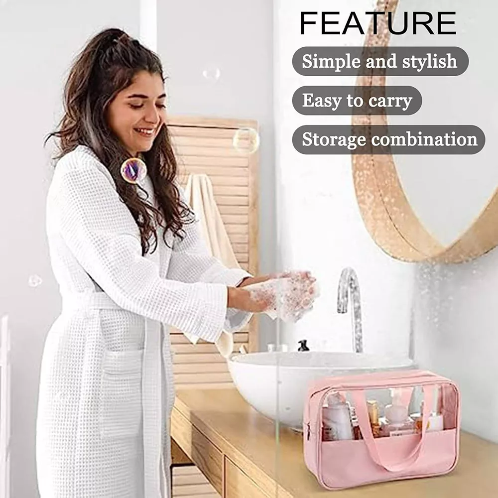Portable Travel PVC Makeup Bag