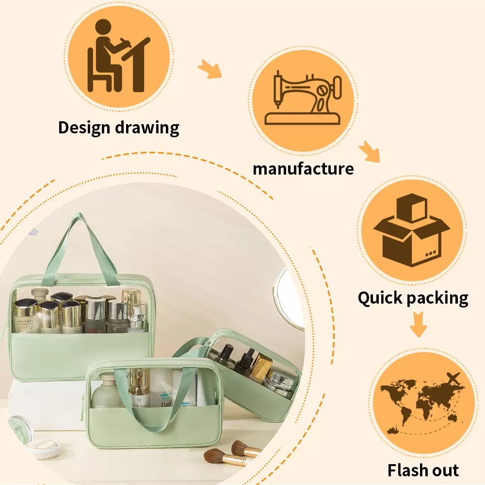 Portable Travel PVC Makeup Bag