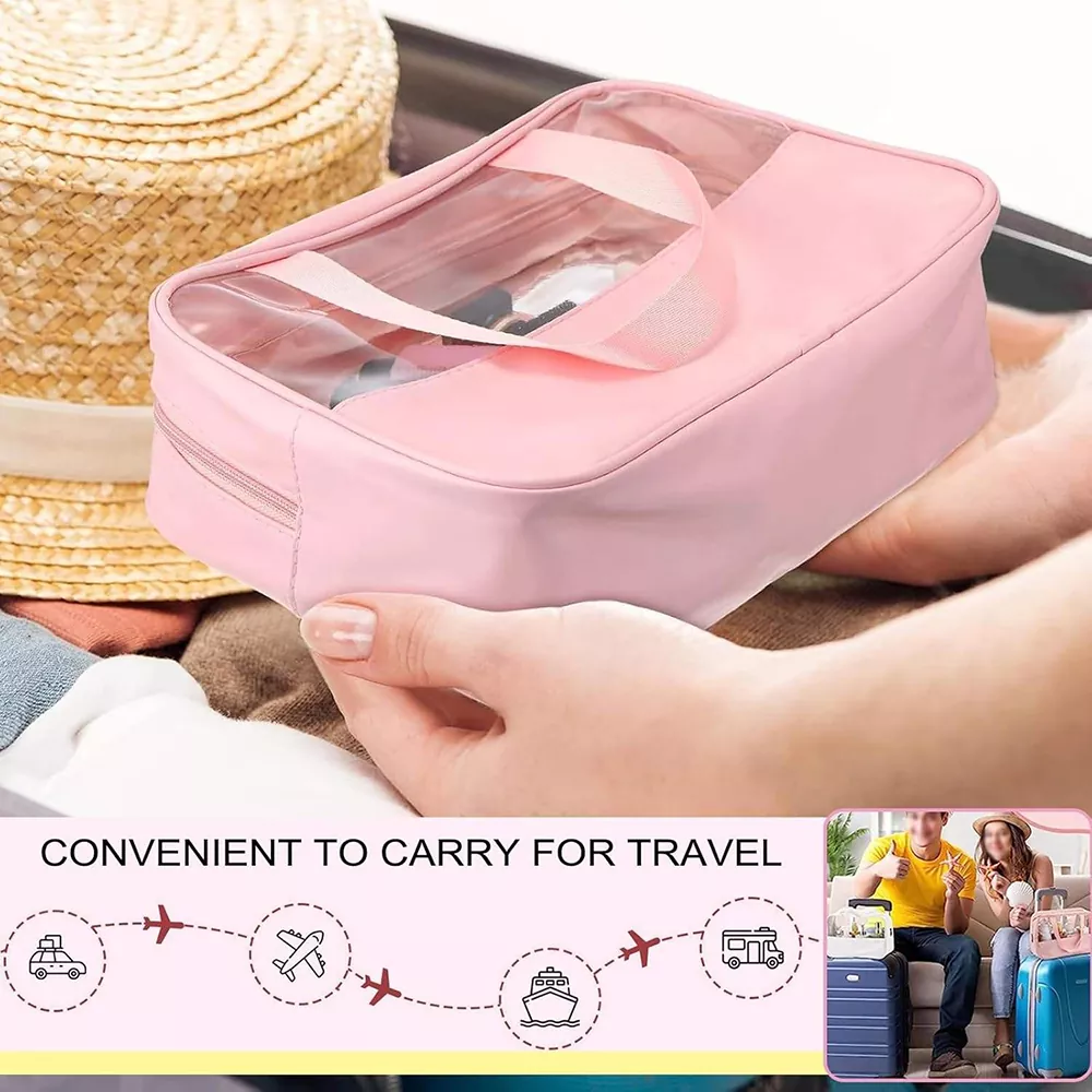 Portable Travel PVC Makeup Bag