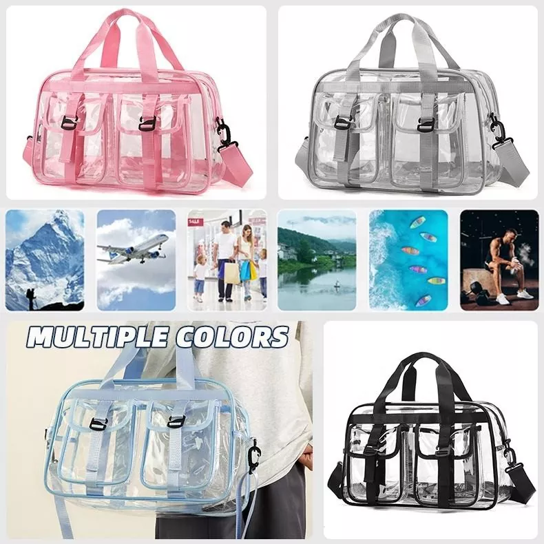 Solid Color Women PVC Shoulder Bag