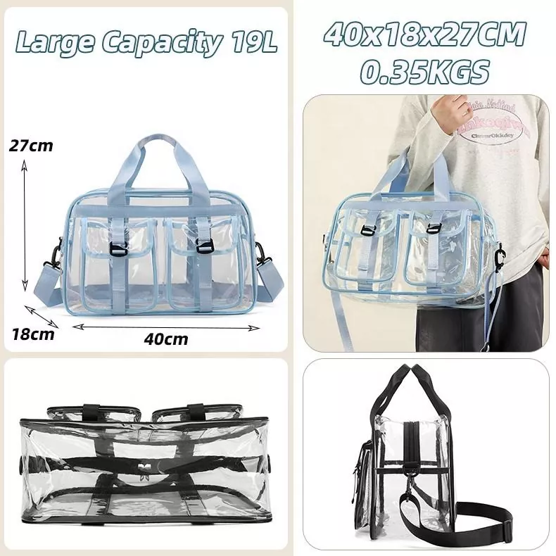 Solid Color Women PVC Shoulder Bag