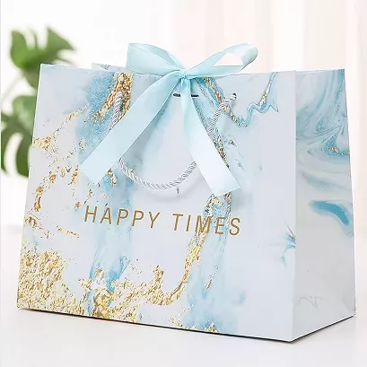 Ribbon Handle Luxury Paper Gift Bag