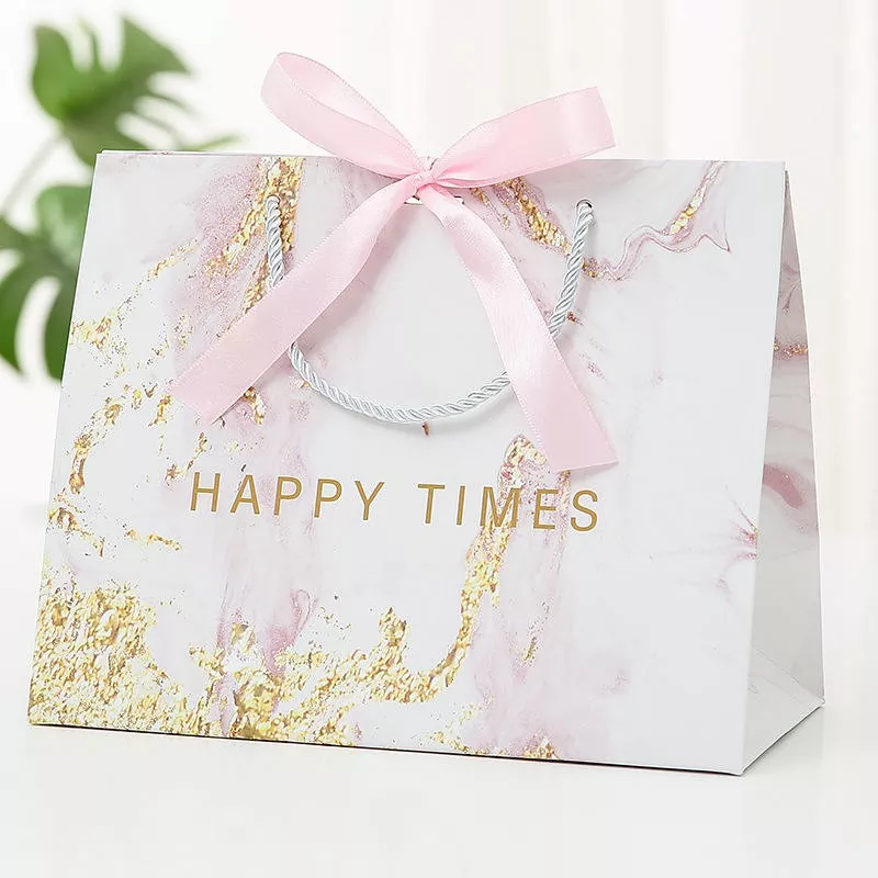 Ribbon Handle Luxury Paper Gift Bag