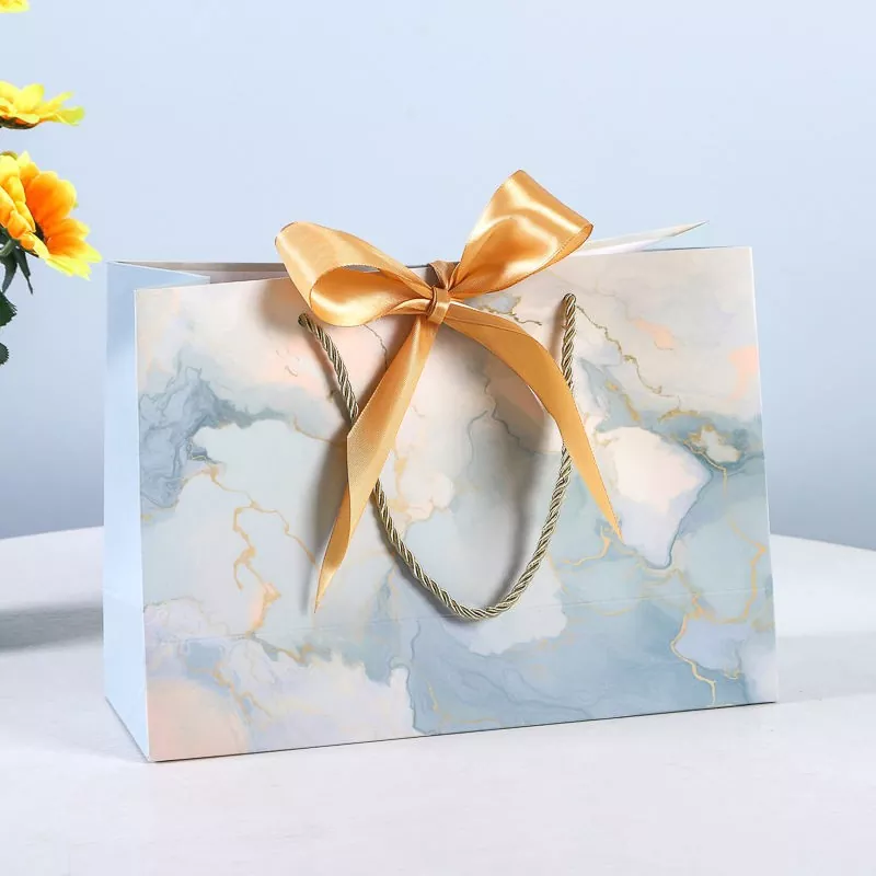 Ribbon Handle Luxury Paper Gift Bag