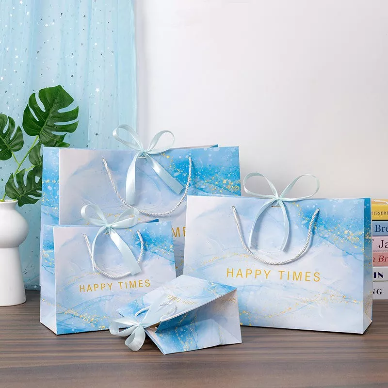 Ribbon Handle Luxury Paper Gift Bag