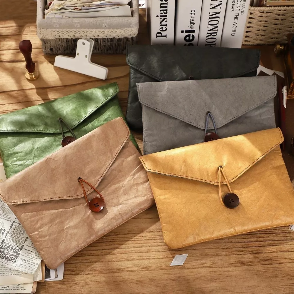 Simple Casual Paper Messenger Bag