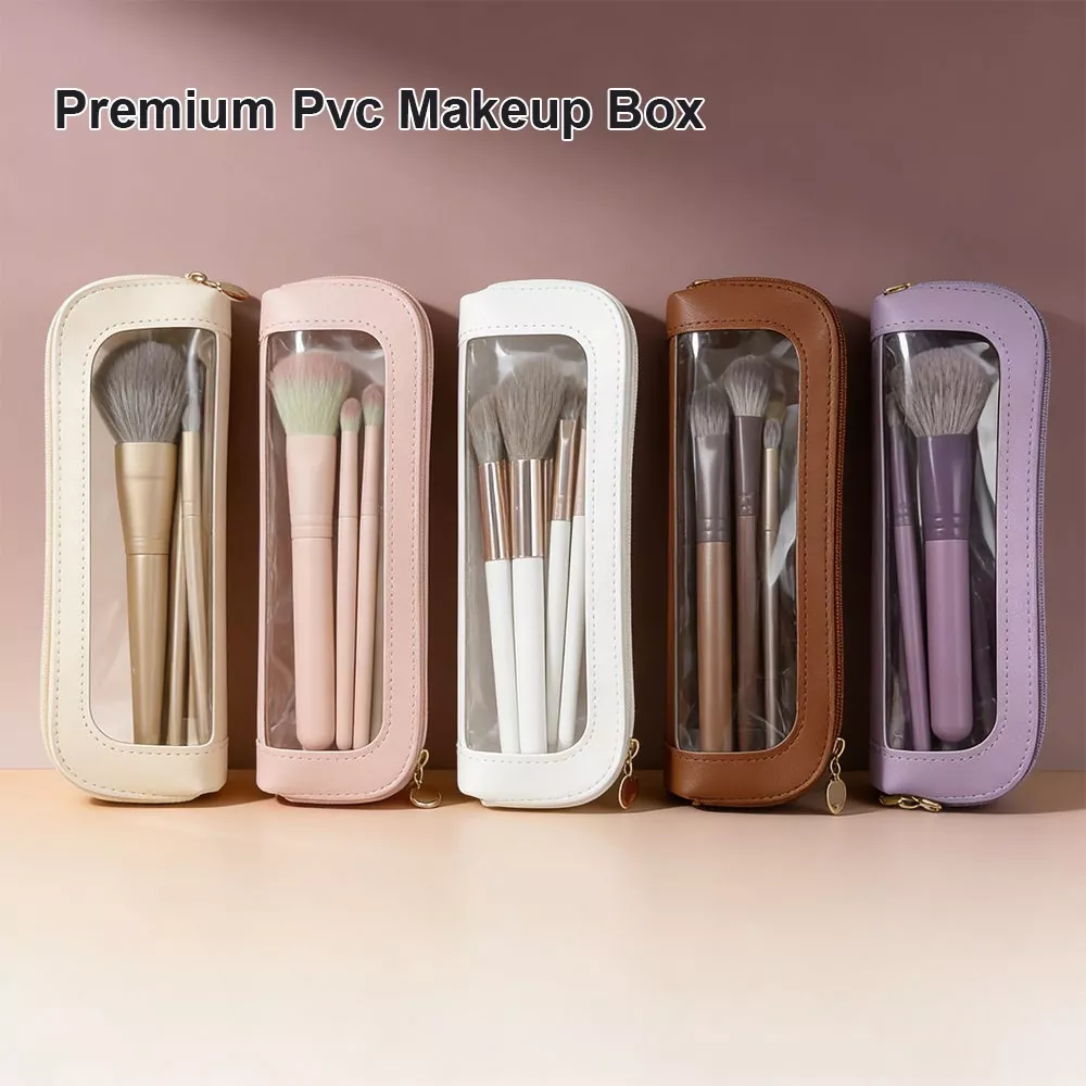 Smooth Zipper PVC Pouch Bag