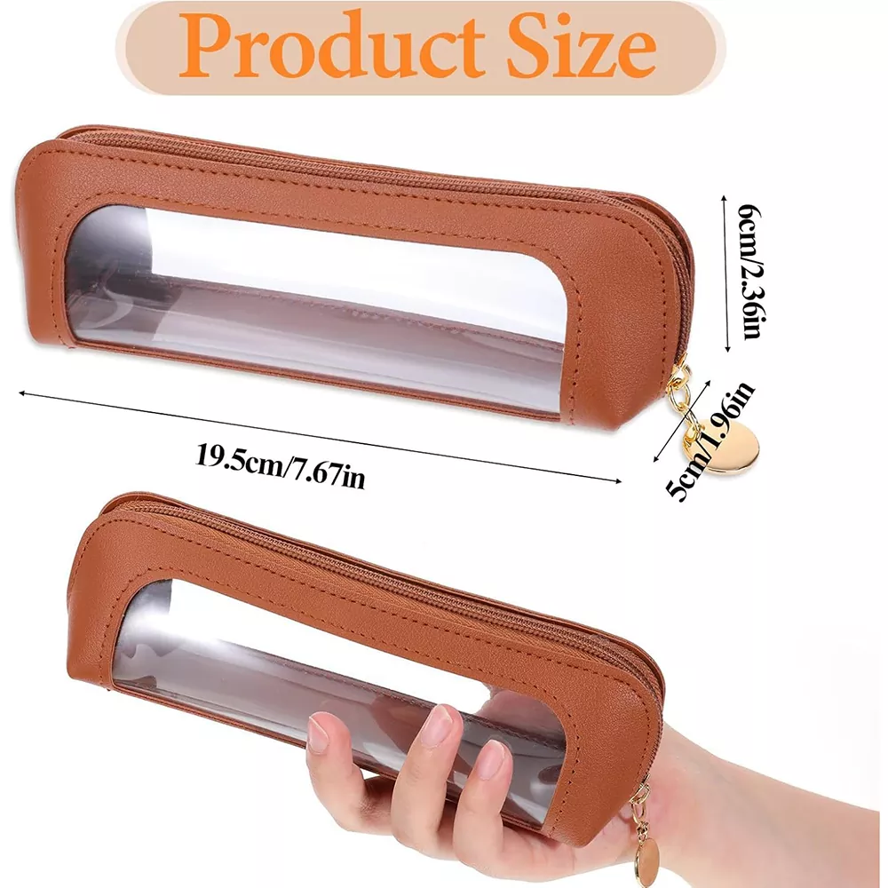 Smooth Zipper PVC Pouch Bag