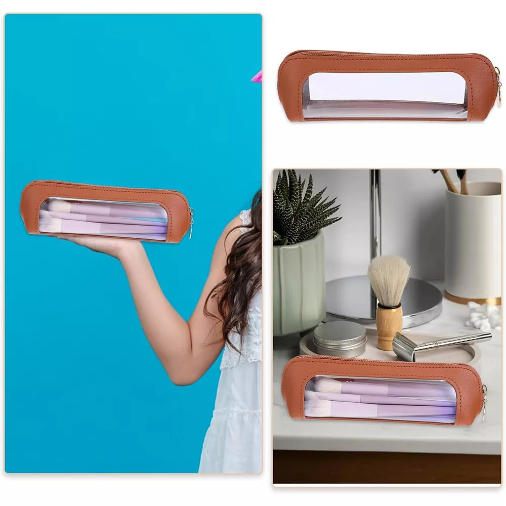 Smooth Zipper PVC Pouch Bag