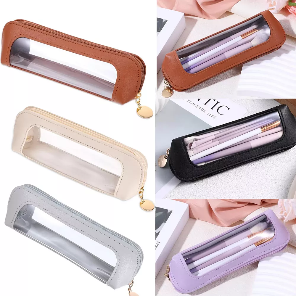 Smooth Zipper PVC Pouch Bag