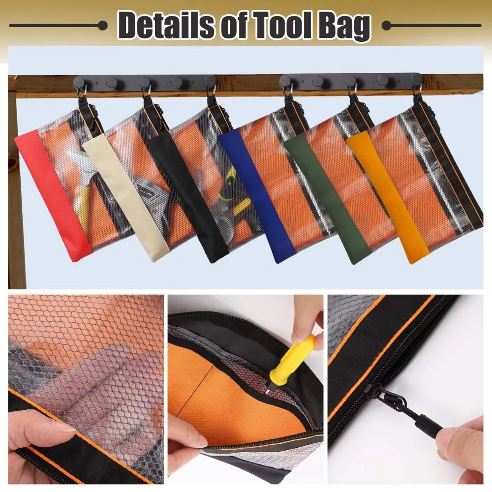 Smooth Zipper Tool Pouch