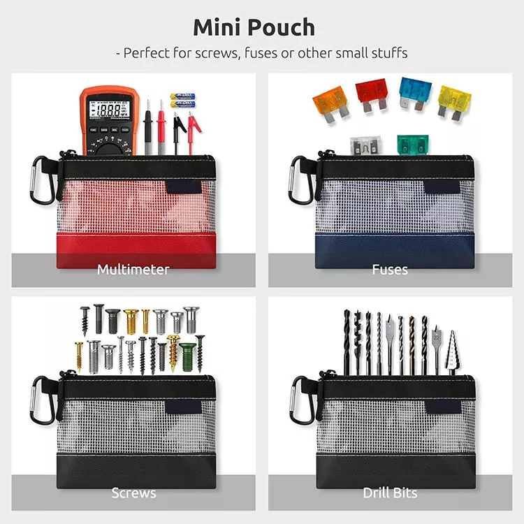Smooth Zipper Tool Pouch
