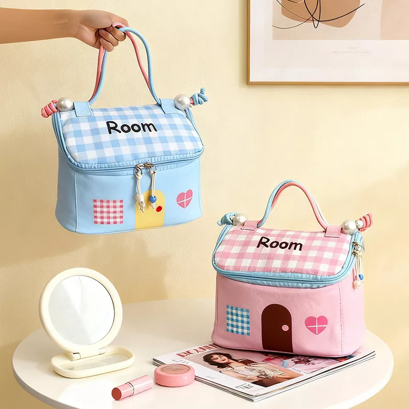 Soft PU Leather Cosmetic Pouch