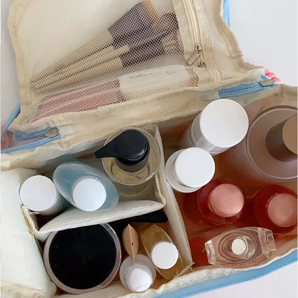 Soft PU Leather Cosmetic Pouch