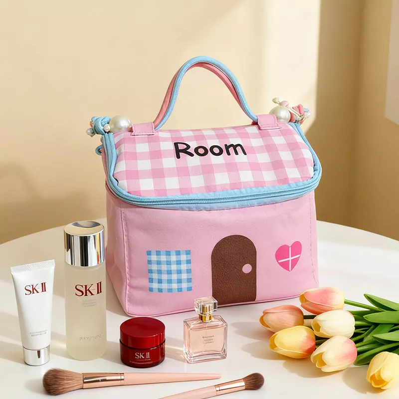 Soft PU Leather Cosmetic Pouch