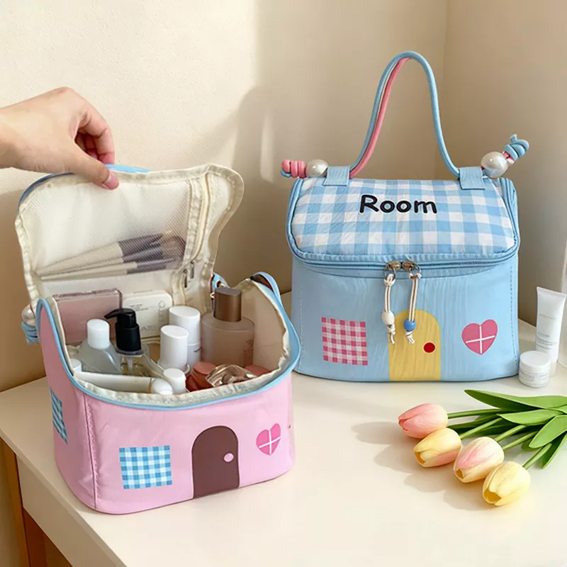 Soft PU Leather Cosmetic Pouch
