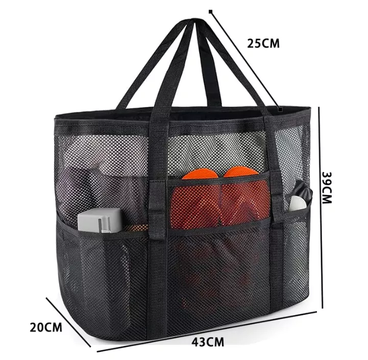 Large Mesh Beach Tote Bag