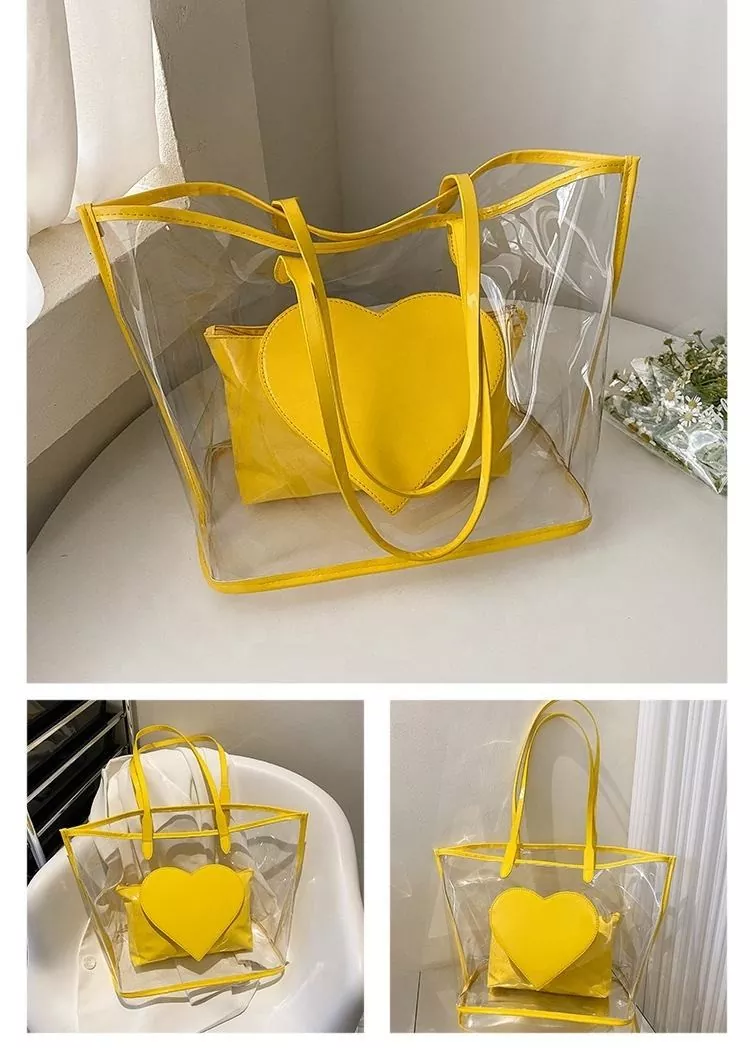 Trendy Women PVC Shoulder Bag