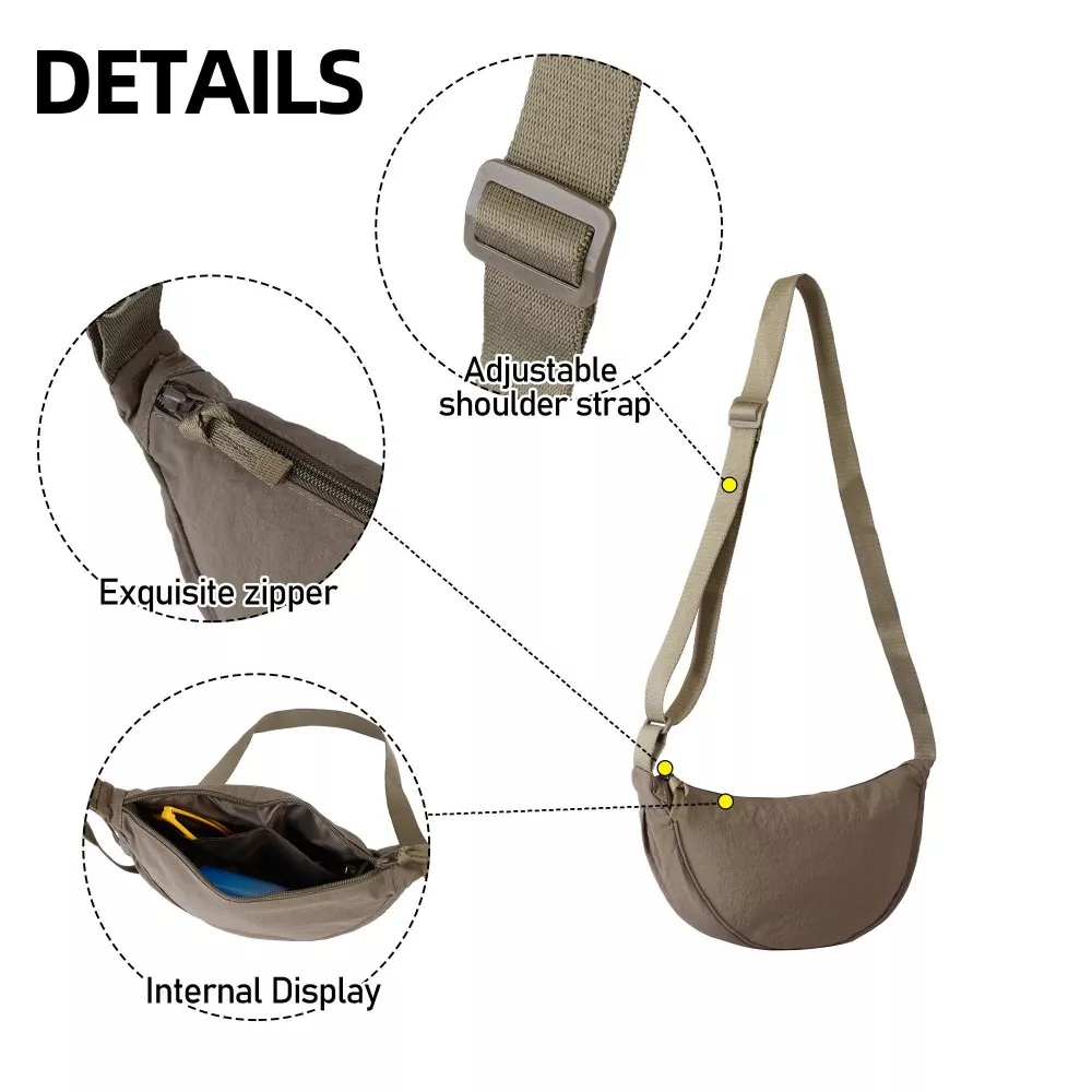 Ultra Light Sports Nylon Sling Bag